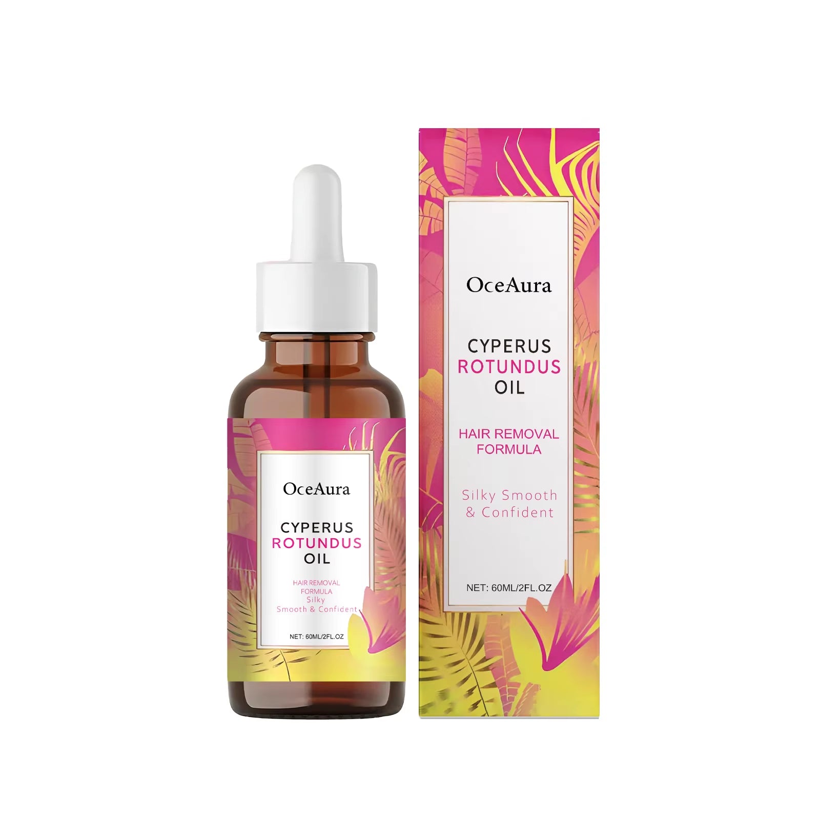 Cyperus Rotundus Oil for Hair Removal Moisturizing Soothing Skin Dryness Shrinks Pores Reducing Body Hair Growth after Shave Oil